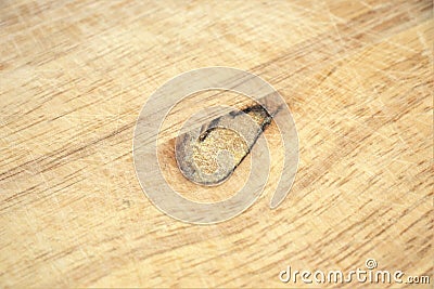 Rustic wood with fine ridges Stock Photo