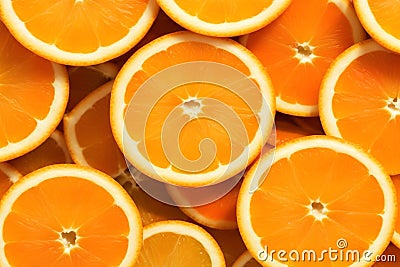 Sliced Orange background Stock Photo