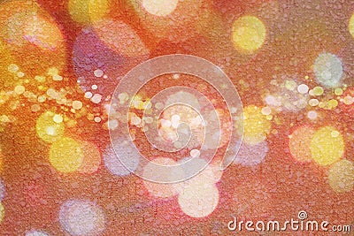 Background texture of the paper, abstract yellow, pink, purple, orange, circles, design Stock Photo