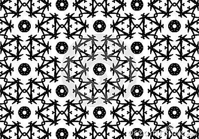 Background texture pattern seamless abstraction geometry illustration Cartoon Illustration