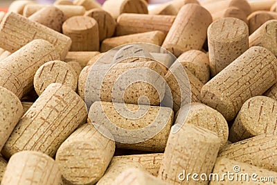 Background texture of a randomly scattered pile of assorted used Stock Photo