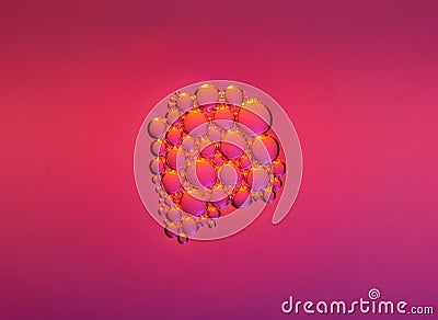 Background texture of soap bubbles Stock Photo