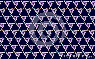 Background three purple bottles, multiplied. With double light shadows, vector illustration when reproduce in the eyes Vector Illustration