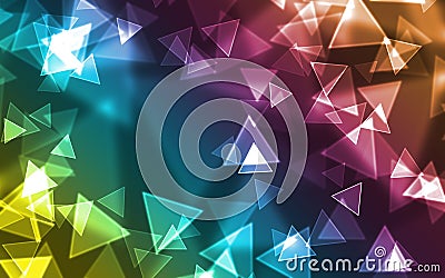 Background - triangle Stock Photo