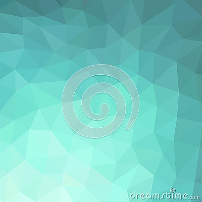 Background of turquoise rhombus Vector Illustration