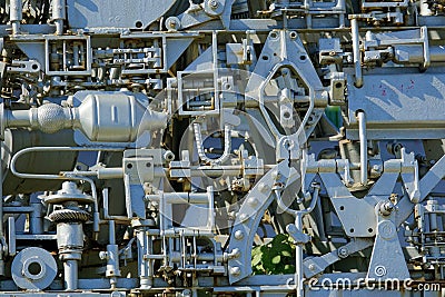 Complex machinery Stock Photo