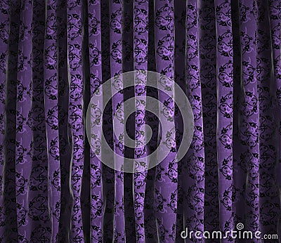 Background vintage curtains Stock Photo