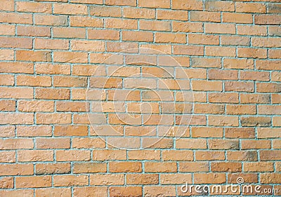 Background of vintage and old rectangle brick wall Stock Photo