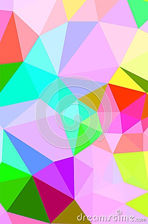 Background vivid in the style of Cubism. Color Wallpapers Stock Photo