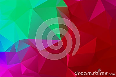 Background vivid in the style of Cubism. Color Wallpapers Vector Illustration