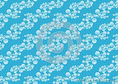 Background with waterdrop. Vector Illustration