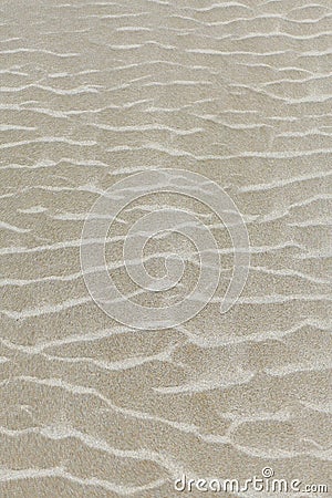 Background - Wavy Textured Sand Pattern Stock Photo