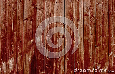 Background: Weathered wooden planks red brown Stock Photo