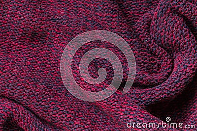 Background woolen knitted fabric Stock Photo