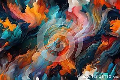 Backgrounds and wallpapers made from abstract paintings Stock Photo