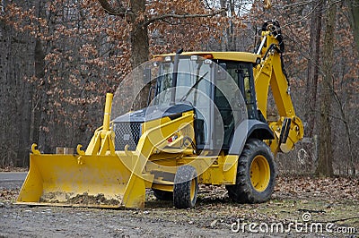 Backhoe Stock Photo