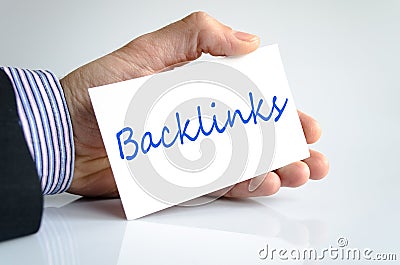 Backlinks Concept Stock Photo