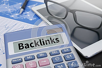 Backlinks Technology Online Web Stock Photo