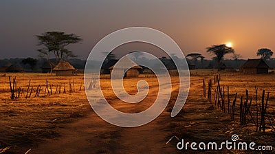 Backlit Photography Of Traditional African, Oceanian, And American Arts Stock Photo