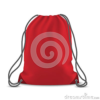 Backpack bag isolated Stock Photo