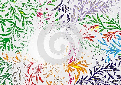 Backround of abstract plant Vector Illustration