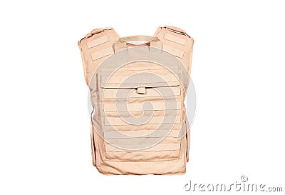 Backside of bulletproof vest Stock Photo