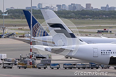 Backside Finnair Plane At Schiphol Airport The Netherlands 26-5-2022 Editorial Stock Photo