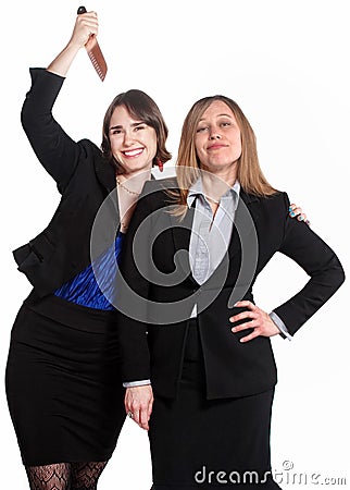 Backstabbing Employee Stock Photo