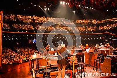 Backstage at the Grand Ole Opry Editorial Stock Photo