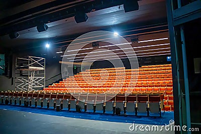 Backtage at the theater Editorial Stock Photo