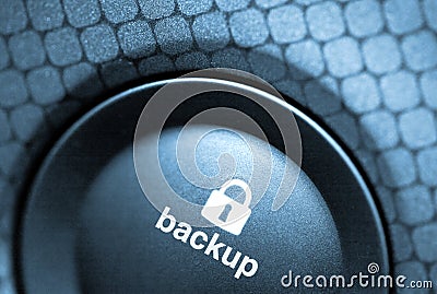 Backup-button Stock Photo