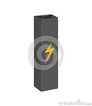 Backup energy supply icon Vector Illustration