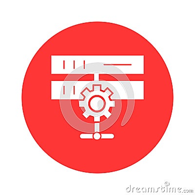 Backup storage Vector icon which can easily modify or edit Vector Illustration