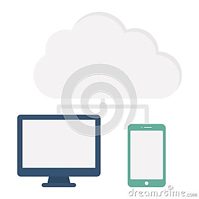 Backup system Flat Vector icon which can easily modify or edit Vector Illustration