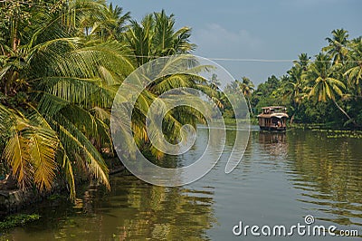 Backwaters of Kerala, India Stock Photo