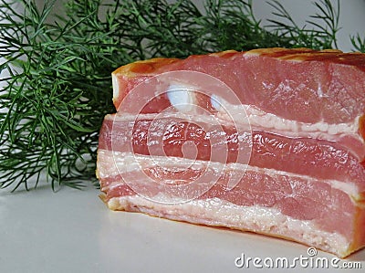 bacon food meat protein pork Stock Photo