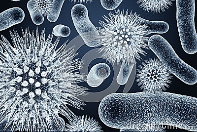 Bacteria Stock Photo