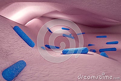 Bacteria, bacterial infection, antibiotics resistant bacteria, Stock Photo