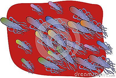 Bacteria Vector Illustration