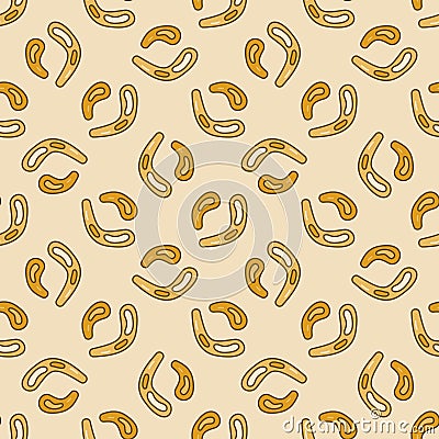 Bacteria vector Contaminant yellow seamless pattern Vector Illustration