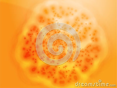 Bacterial cell growth illustration Stock Photo