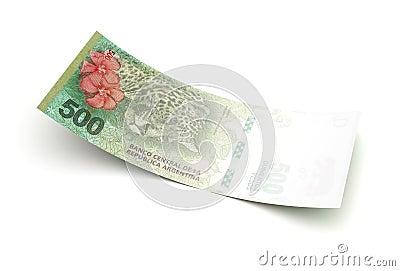 Bad economy Argentina Pesos Stock Photo