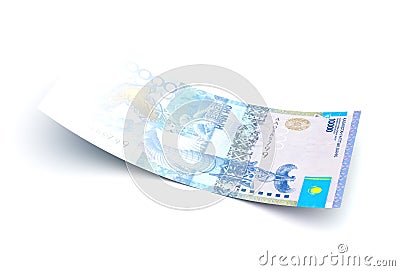 Bad economy Kazakh Tenge Stock Photo