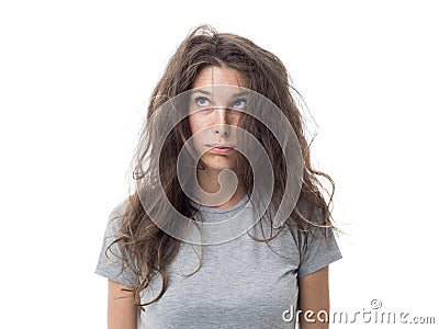 Bad hair day Stock Photo