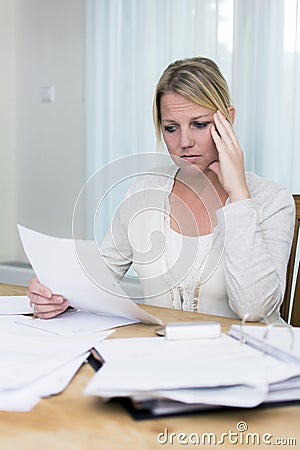 Bad news Stock Photo