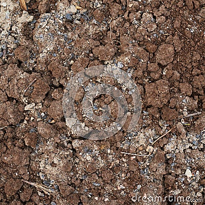 Bad quality earth soil Stock Photo