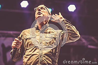 Bad Religion, Greg Graffin , live concert bayfest 2018 Editorial Stock Photo