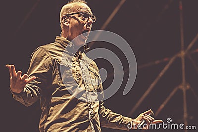 Bad Religion, Greg Graffin , live concert bayfest 2018 Editorial Stock Photo