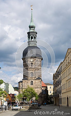 Bad Schandau, Saxon Switzerland, Germany Editorial Stock Photo