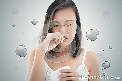 Bad smell Stock Photo